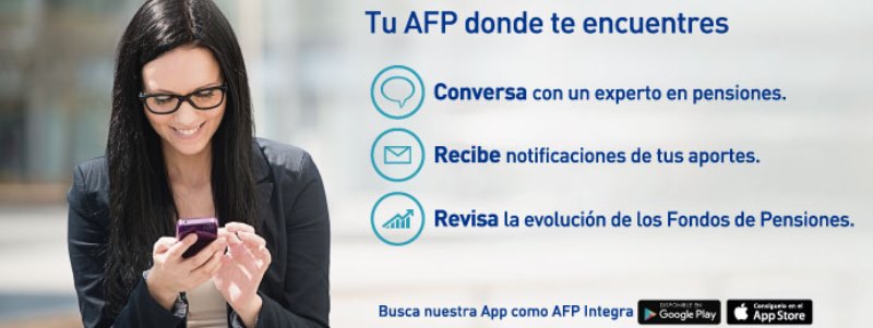 AFP Integra lanza aplicación móvil para sus afiliados