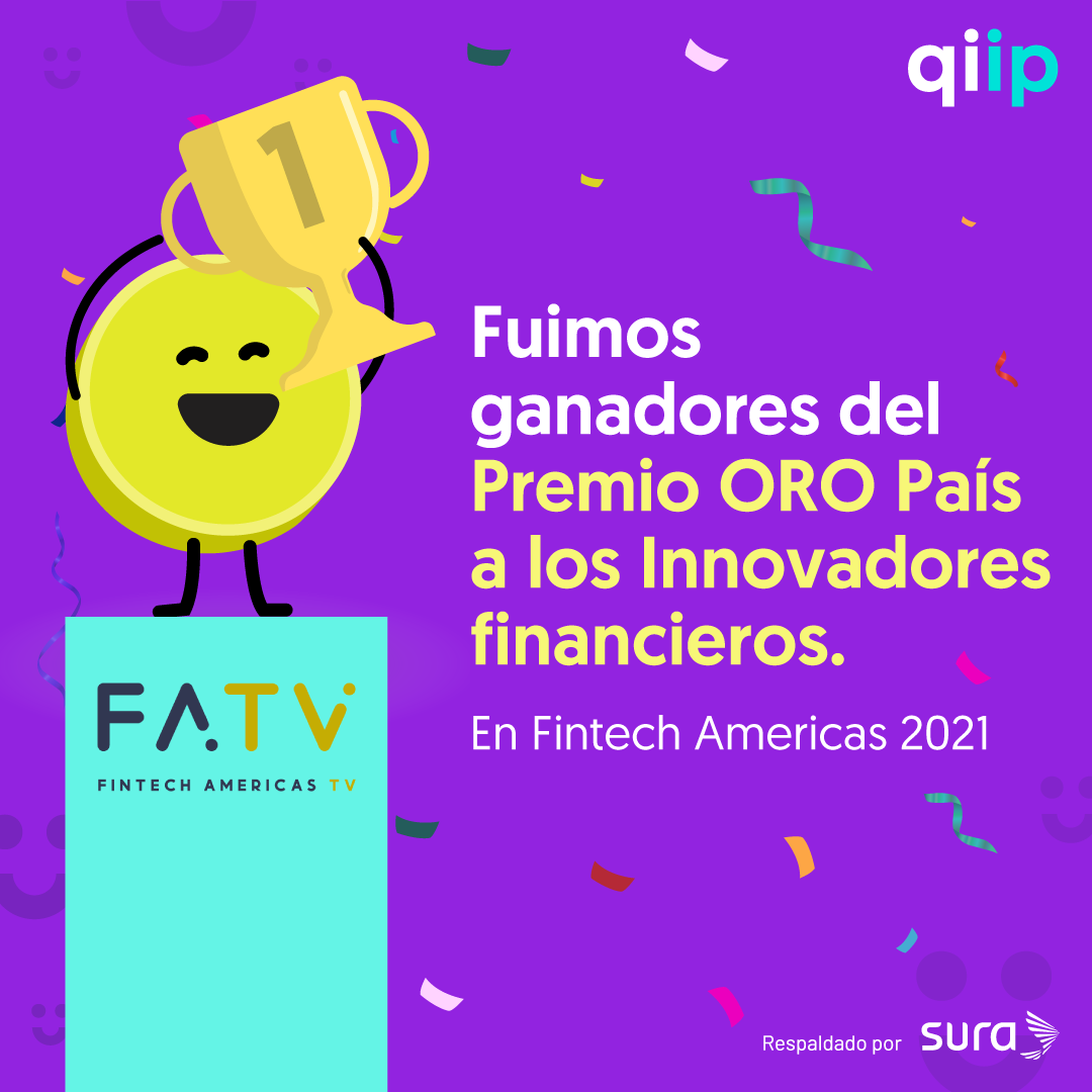 qiip, la plataforma impulsada por SURA Asset Management, es reconocida entre las más innovadoras de Latinoamérica